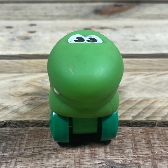 Playskool Hasbro Tonka Dinosaur Wheel Pals Green Mini Soft Toddler Animal Car - Picture 2 of 6